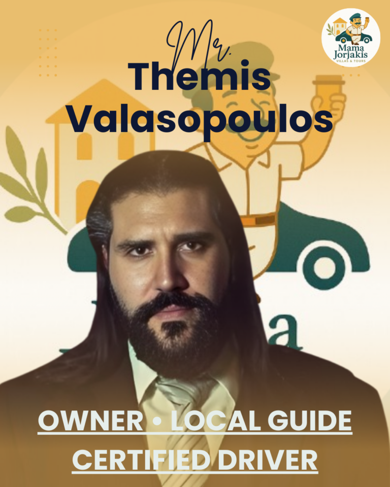 Mama Jorjakis Villas Owner • Local Guide • Certified Driver Themis Valasopoulos
